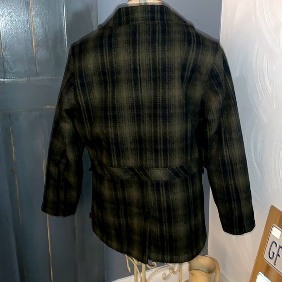 VINTAGE Wool plaid WOOLRICH jacket - Picture 6 of 11
